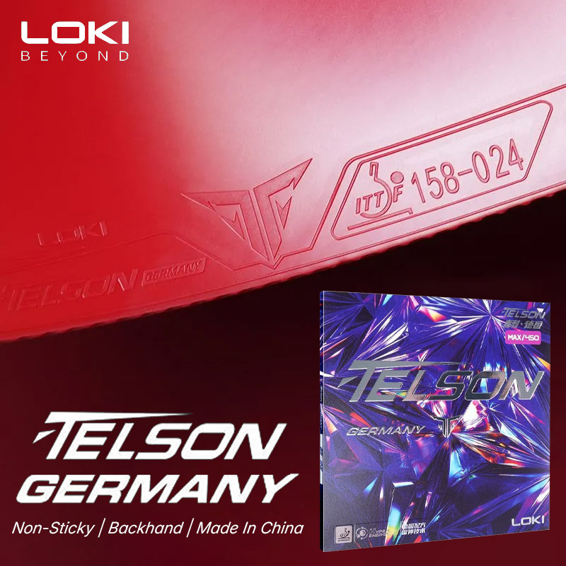 Table Tennis Loki - LOKI TELSON GERMANY 卓球ラバー ノンスティッキー ピンポンラバー