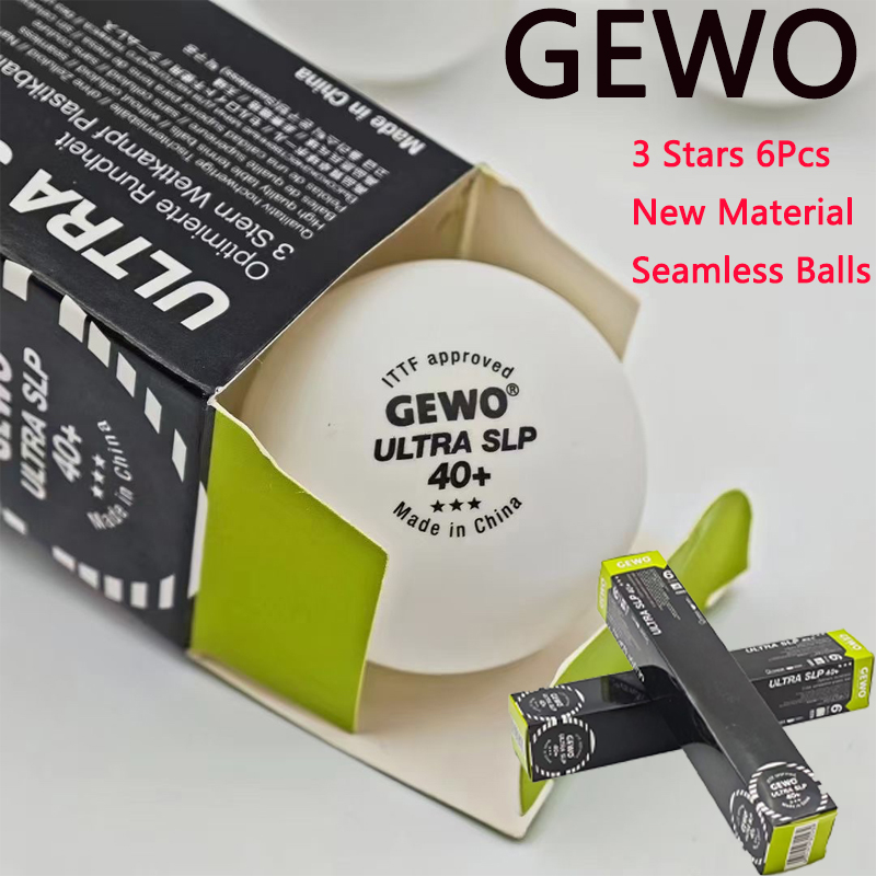 GEWO ウルトラ SLP シームレス卓球ボール 3 スター - Table Tennis Olympics のレビューと価格