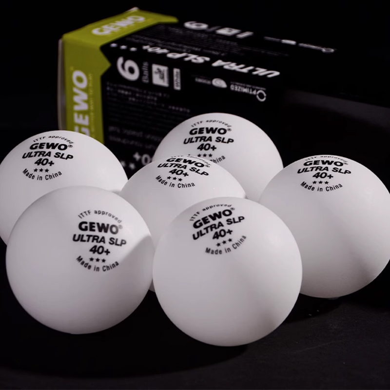 GEWO ウルトラ SLP シームレス卓球ボール 3 スター - Table Tennis Olympics のレビューと価格