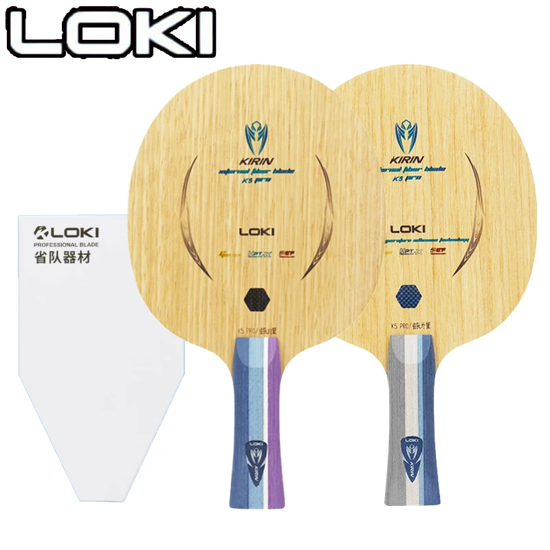 LOKI キリン K5 PRO 卓球ラケット 5枚合板 2枚 - Table Tennis Loki のレビューと価格