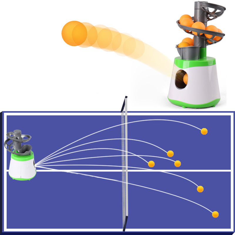 4 * 単三電池ミニ卓球ロボットサービスピッチングマシントレ - Table Tennis Olympics のレビューと価格